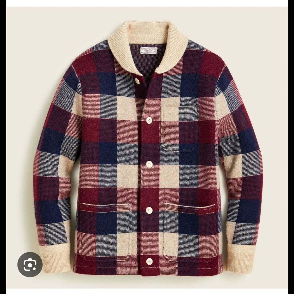 Wallace and Barnes Wool Chore Jacket J Crew Sz S
